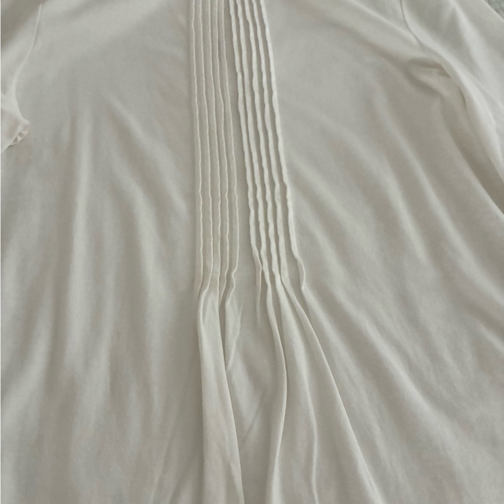 Talbots Pintuck cotton top NWT - Picture 4 of 7